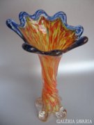 Művészi muránói üveg váza