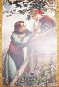 Solomko régi képeslap, mese, romantika