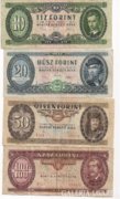 4 db 10-20-50-100 Forint (Postával)