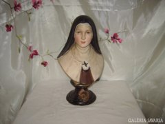 Valási szobor Szent Rita valószínű gipsz 