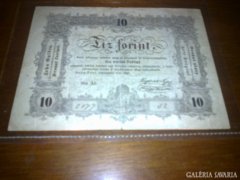 2db 1848-as bankjegy:5 és 10forint