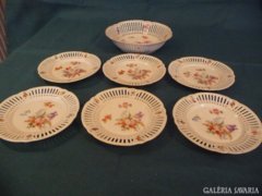 Lattice Pattern Floral Cake Set