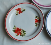 Zsolnay mikulás virágos tányér