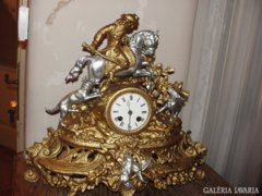 Antik Francia Napóleon kandalló óra!