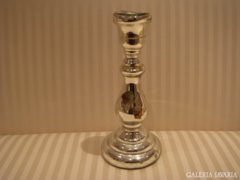 Bieder régi foncsorozott huta üveg antik gyertyatartó 24.2 cm  C