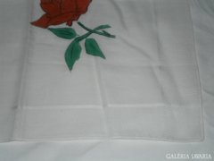 Díszzsebkendő 65. rózsás, azsúros zsebkendő