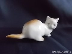 Zsolnay ritka macska cica figura