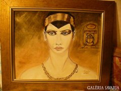 Kleopátra olajfestmény