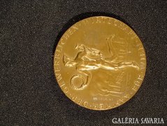T069 Régi osztrák bronz plakett