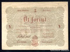 Kossuth 5 Forint 1848 szabadságharc !