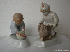 Zsolnay porcelán szobrok