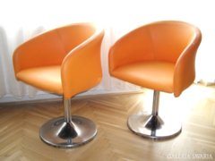 Retro tölcsérlábas design club fotel szék 8 db!