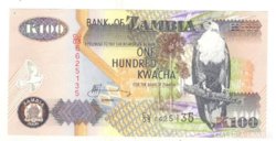 100 kwacha 2006. Zambia. UNC.