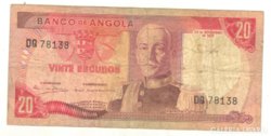 20 escudos 1972. Angola