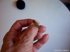 Antik, 14 kt-os arany gyűrű gyémánttal, 2,24 gramm