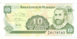10 centavos 1991. Nicaragua UNC