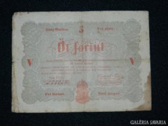 1848-s ezüst 5 Forint
