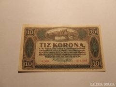 10 korona 1920. 1.db unc Bomba áron!!!