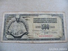 JUGOSZLÁVIA 500 DINÁR 1978 AM