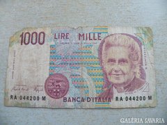 OLASZORSZÁG 1000 LÍRA 1990