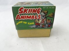 8951 Antik síelő állatok játék papír doboza