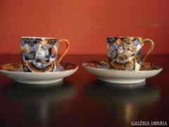 Gazdagon festett Kínai mokkás csészék