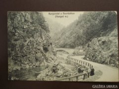 Románia Kanyarulat a szurdokban . Hunyad megye 1913   RK. F2026