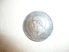 Bronz érme 5 Centavos Napóleon