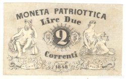 2 lira 1848 Olaszország Velence
