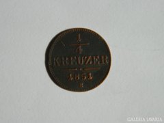 1851 1/4 Kreuzer