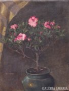 Anton Jank (1874-1956): Virágcsendélet