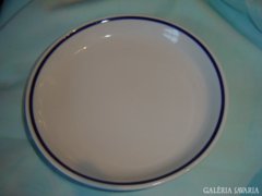  Zsolnay kék csíkos tányér