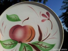 ART DECO APPLE FAIENCE TRAY
