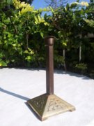 BRONZE ART NOUVEAU CANDLE HOLDER