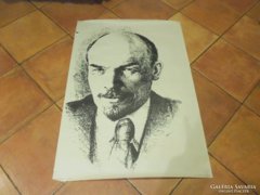 Lenin portré  plakát