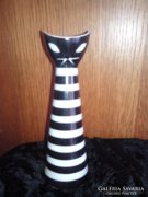 Zsolnay art deco váza (macska/cica)