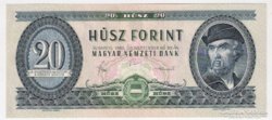 20 forint 1980 UNC