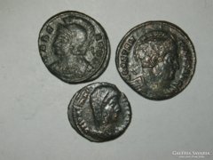 3 db római érme