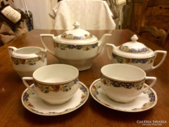 Beautiful Vienna Pattern 2-Person Zsolnay Tea Set