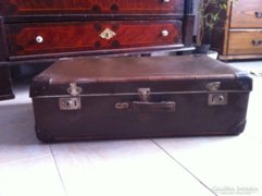 Régi, antik bőrönd NAGY!! szép állapotban!! KAZETO