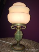 Antik gyönyörű,díszes Onix éjjeli lámpa,asztali lámpa