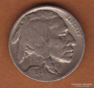 USA 5 Cent Bölény-indián 1936