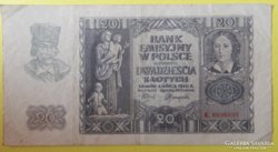 20 zloty 1940