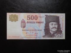 UNC 500 forint 2006 EC! Forradalmi!