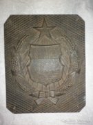 Eredeti bronz kádár címer