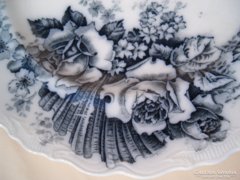 19.sz.-i porcelánfajansz Alfred Meakin angol tányér