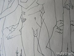 András Csiky: hermaphrodite hermaphrodite hostage drawing