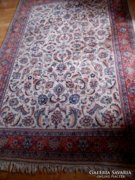 Kézi csomózású iráni Nain szőnyeg