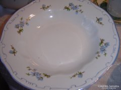 Zsolnay barack virágos mély tányér