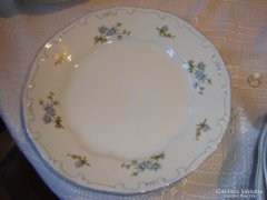 Zsolnay barack virágos lapos tányér